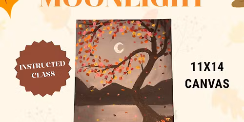 \ud83c\udf19\ud83c\udf42 Autumn Moonlight Painting \ud83c\udf42\ud83c\udf19