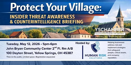 Village Counterintelligence and Insider Threat Awareness Briefing