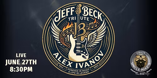 A Night of Guitar Legends: Alex Ivanov Tribute to Jeff Beck