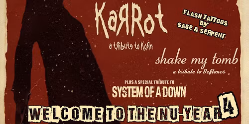 Welcome to the Nu Year 4 - Tribute Night at The Basement East