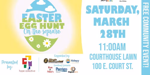 Downtown Easter Egg Hunt Presented by: Hope Collective Church - FREE COMMUNITY EVENT
