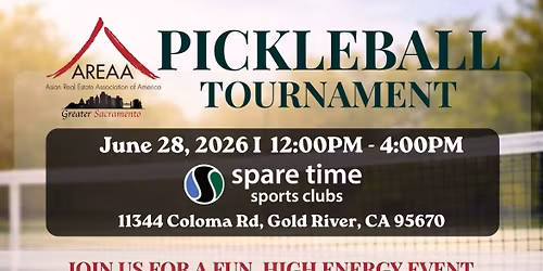 AREAA Greater Sacramento Pickleball Tournament