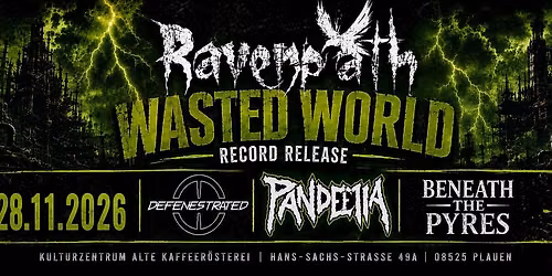 Ravenpath - Wasted World - Record Release Show