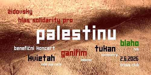 Benefi\u010dn\u00ed koncert - \u017eidovsk\u00fd hlas pro Palestinu