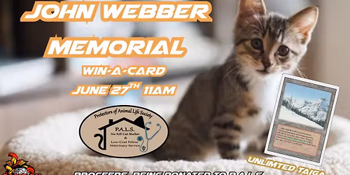 John Webber Memorial CEDH Event June 27th