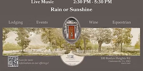 Wine Tasting & Live Music at Roslyn Farm & Vineyard featuring Starfire