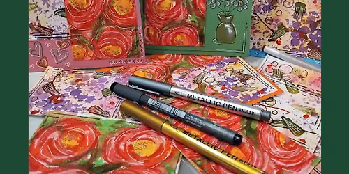 Expressive Watercolour & Mixed Media Workshop \u2013 Create Handmade Cards in Upper Hutt