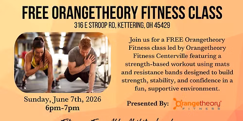 FREE Orangetheory Fitness Class | Led by Orangetheory Centerville | Hosted by Roderer Shoe Center