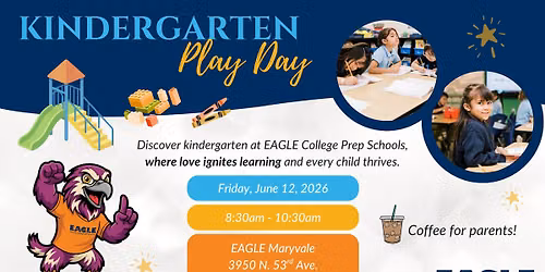 Kindergarten Play Day at EAGLE Maryvale