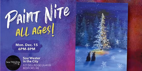 ALL AGES Paint Nite - Oh Snowy Night