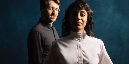 Karen Ouzounian with Lembit Beecher at Jane Mallett Theatre