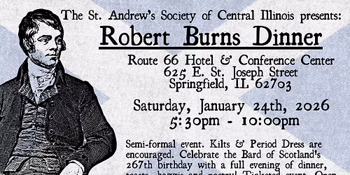 2026 Robert Burns Dinner