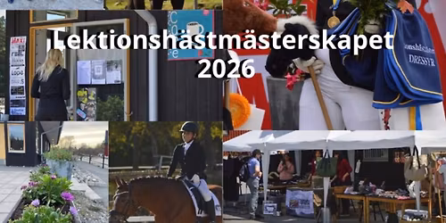 Lektionsh\u00e4stm\u00e4sterskap i dressyr 2026