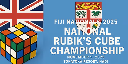 Fiji Nationals 2025 Rubik's Cube