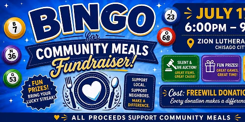 BINGO! Community Meals Fundraiser