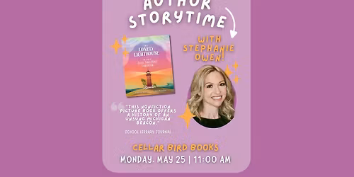 STORYTIME: The Lonely Lighthouse with author Stephanie Owen