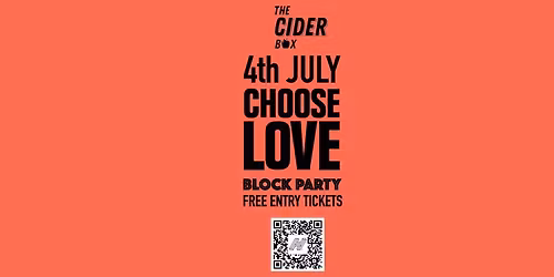 FREE BLOCK PARTY - AT THE CIDER BOX - ALL DAY
