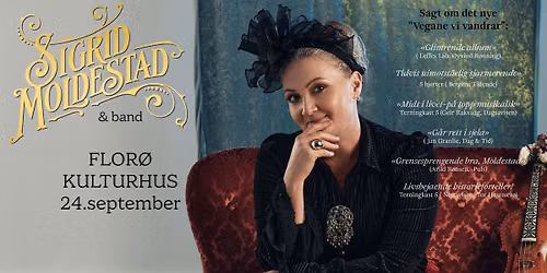 Sigrid Moldestad & band @ Flor\u00f8 kulturhus