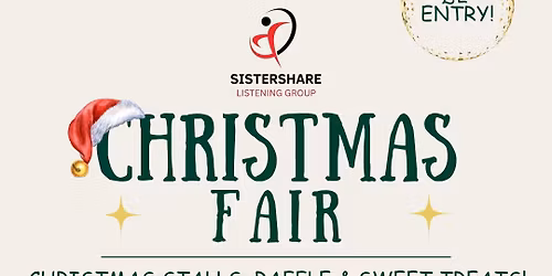 Christmas Fair in aid of Sistershare Listening Group