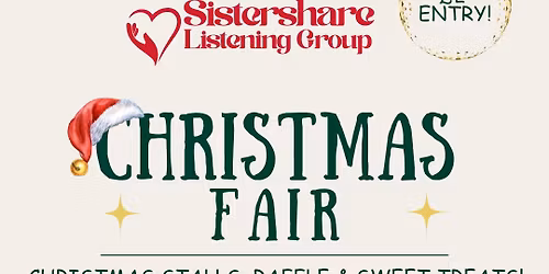 Christmas Fair in aid of Sistershare Listening Group