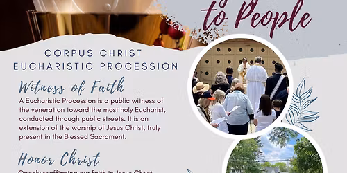 Corpus Christi Eucharistic Procession