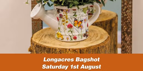  Bagshot Summer Afternoon Tea & Watering Can Arrangement Workshop - Saturday 4th July 2027