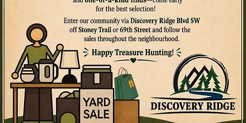 Discovery Ridge ~ Parade of Garage Sales