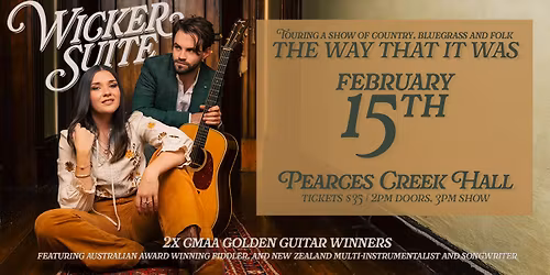 Wicker Suite THE WAY THAT IT WAS: Pearces Creek Hall