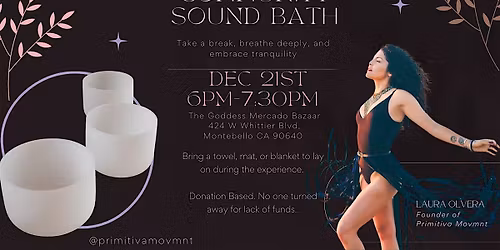Candlelit Sound Bath