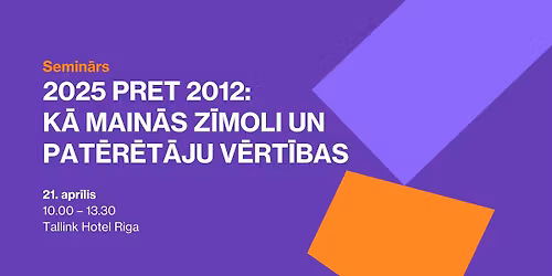 Semin\u0101rs \u201c2025 pret 2012: k\u0101 main\u0101s z\u012bmoli un pat\u0113r\u0113t\u0101ju v\u0113rt\u012bbas\u201d