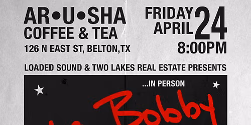 aka Bobby @ Ar\u2022u\u2022sha Coffee & Tea (Belton)