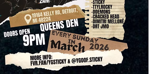 YGOOF PRESENTS: Somewhere in the City Tour