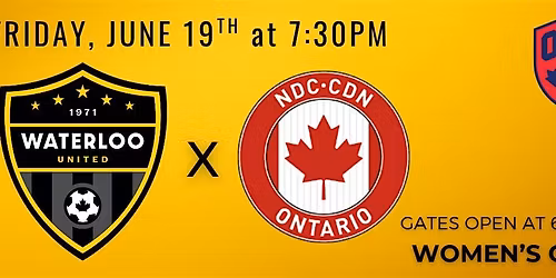 OPL1: Waterloo United Women vs NDC Ontario Women