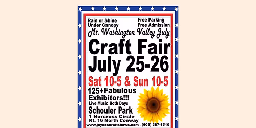 Mt. Washington Valley July Craft Fair