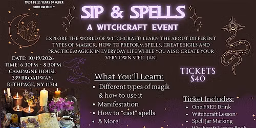 Sip & Spells