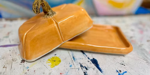 Slab + Sip: Pumpkin Butter Dish