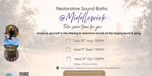 Restorative Sound Baths at Middlewick