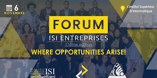 FORUM ISI ENTREPRESES - 11TH EDITION