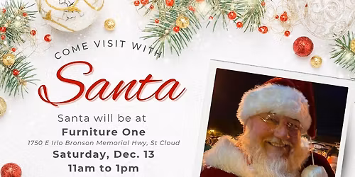 Santa @ Furniture One St. Cloud