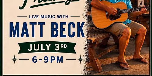 Live Music with Matt Beck at Dog Bar Sarasota