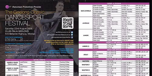 2026 Geelong Classic DanceSport Festival