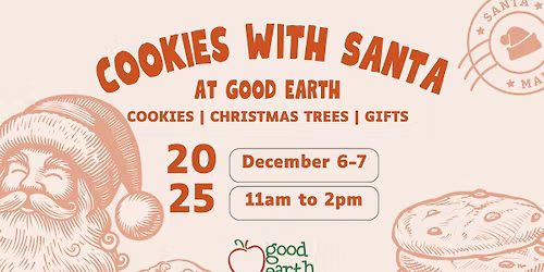 Cookies with Santa at Good Earth