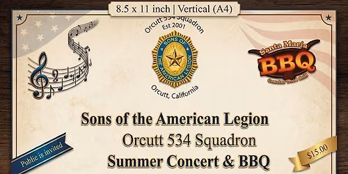 Sons of the American Legion - Summer Concert & BBQ
