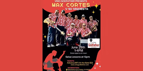 Max Cortes Y Su Orquesta Salsa, Cumbia, Merengue, Ballads, Latin Rock & Latin Jazz