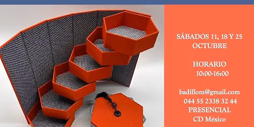 TALLERES ENCUADERNACI\u00d3N Y CAJAS: Octubre CDMX