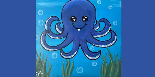Tropical Art Camp- Octopus Fun @ Happily Painted Studio
