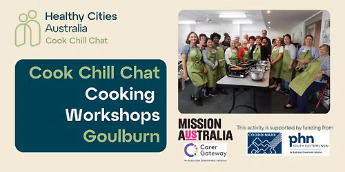 Cook Chill Chat: Cooking Workshop with Mission Australia, Goulburn