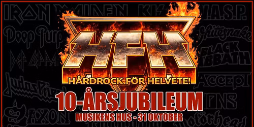 H\u00e5rdrock F\u00f6r Helvetes stora 10-\u00e5rsjubileum Live @ Musikens Hus G\u00f6teborg