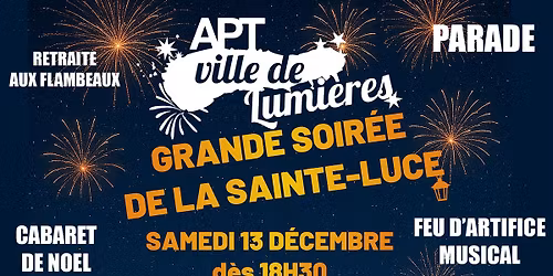 GRANDE SOIR\u00c9E DE LA SAINTE LUCE