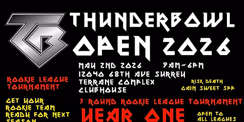 Thunderbowl Open Year One